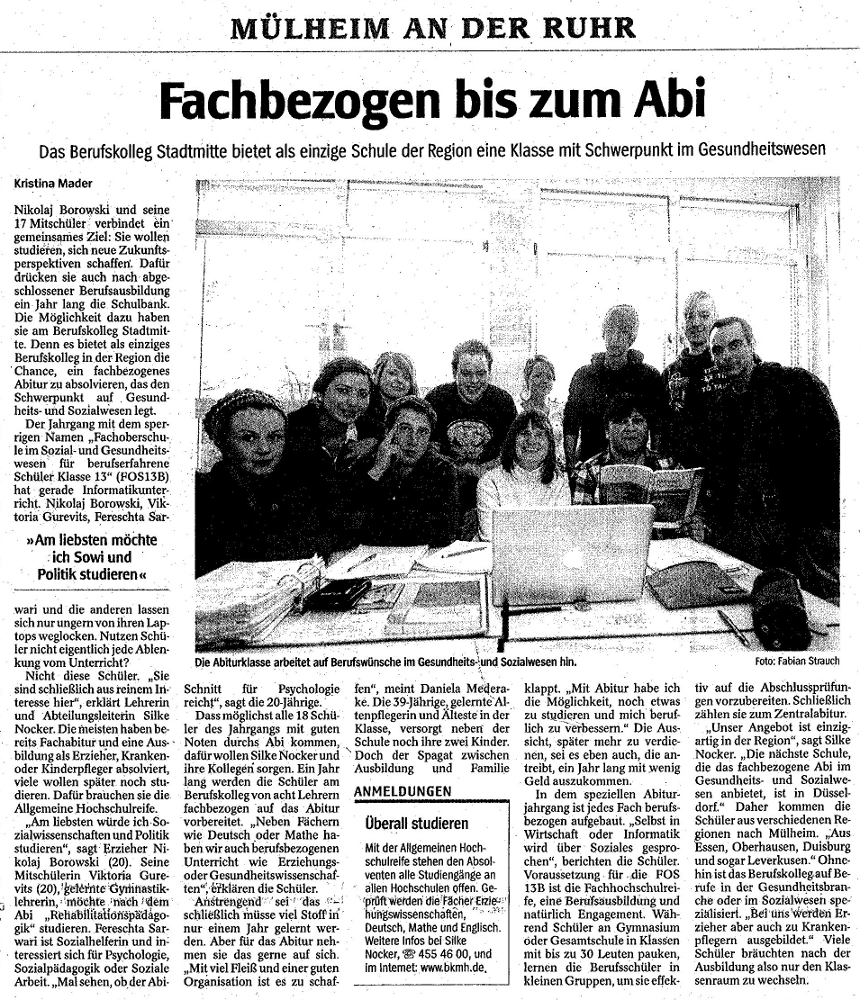 WAZ vom 17.02.2012 | www.DerWesten.de/staedte/muelheim