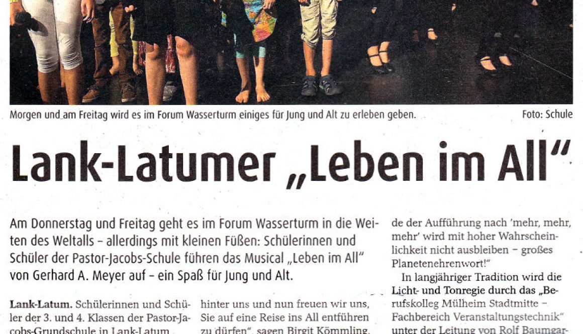 Meerbuscher Nachrichten vom 10.06.2015 | www.meerbuscher-nachrichten.de