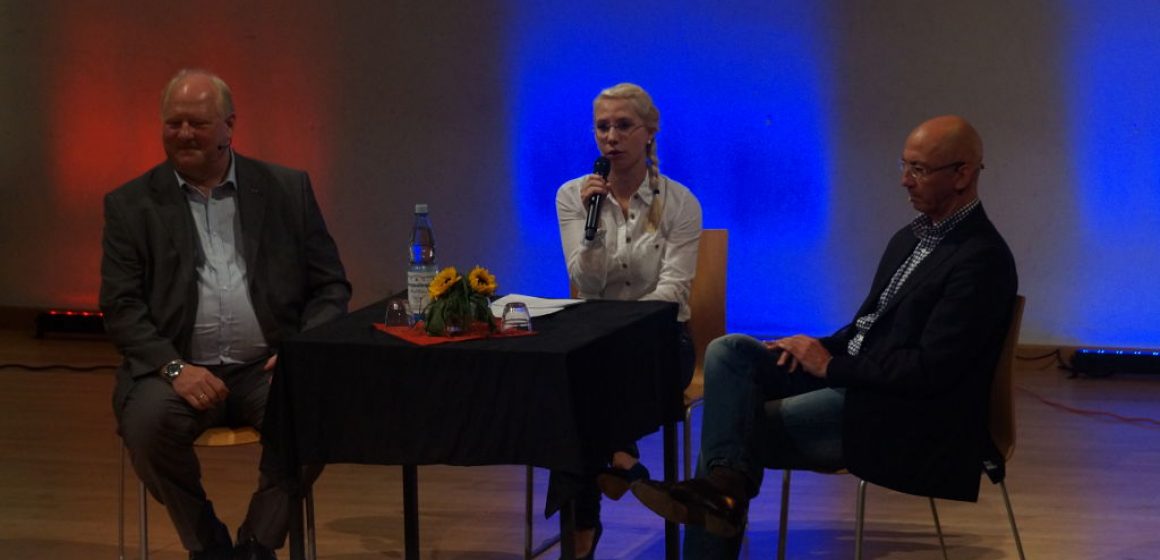 Wahlkampfduell am 09.09.2015 im Berufskolleg Stadtmitte | Quelle: BK-Stadtmitte