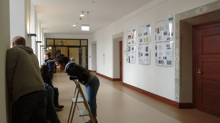 Eröffnung der Ausstellung "Grenzerfahrung" der Klasse HGC-O im Mülheimer Rathaus am 01.10.2015 | Quelle: BK-Stadtmitte