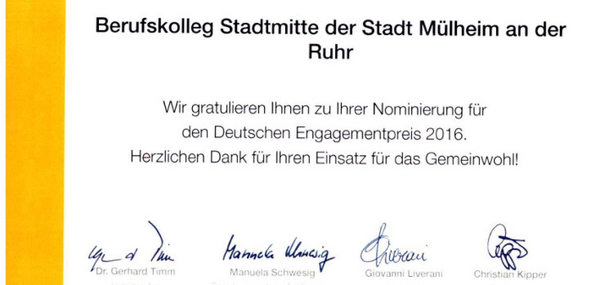 Deutscher Engagement Preis 2016