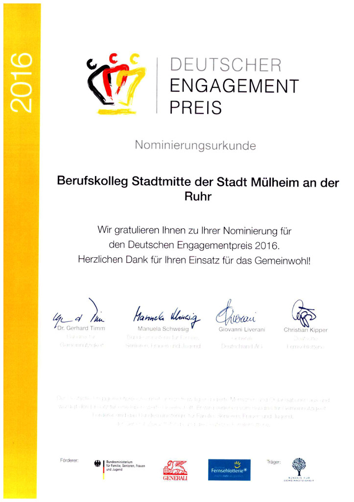 Deutscher Engagement Preis 2016