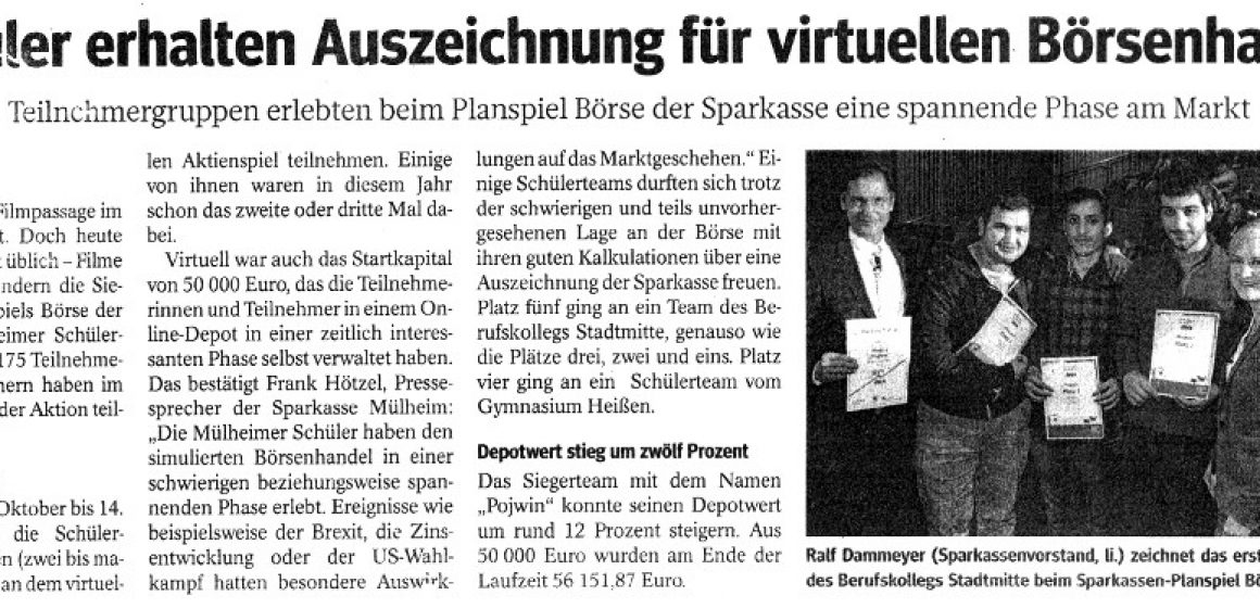 WAZ vom 25.01.2017 | www.DerWesten.de/staedte/muelheim