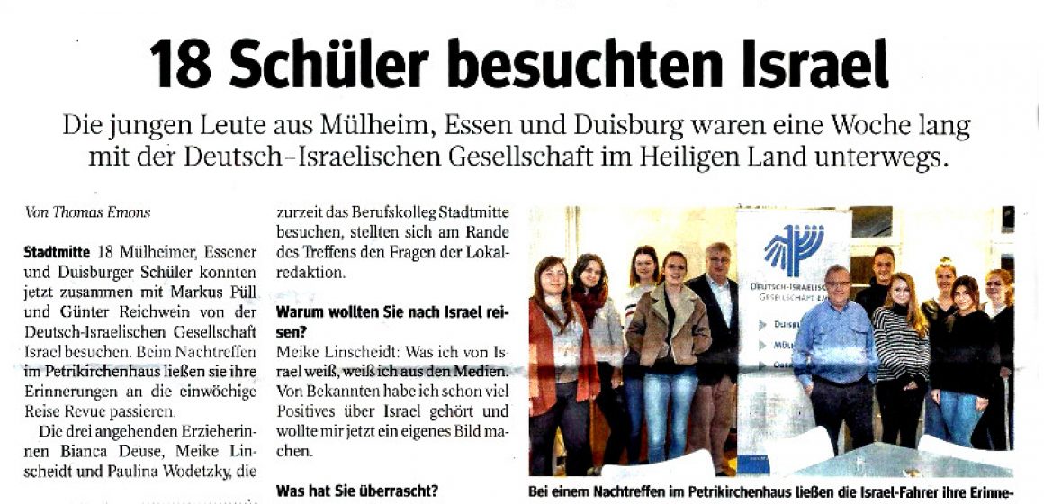 WAZ vom 11.01.2018 | www.DerWesten.de/staedte/muelheim